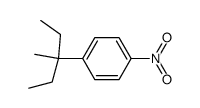 1-(1-ethyl-1-methyl-propyl)-4-nitro-benzene结构式