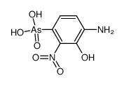(4-amino-3-hydroxy-2-nitro-phenyl)-arsonic acid Structure