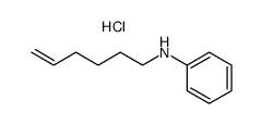 N-(hex-5-en-1-yl)aniline hydrochloride Structure