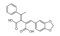 (1-phenyl-ethylidene)-piperonylidene-succinic acid结构式