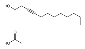 acetic acid,dodec-3-yn-1-ol Structure