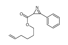 hex-5-enyl 3-phenyl-2H-azirine-2-carboxylate Structure