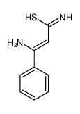 3-amino-3-phenylprop-2-enethioamide Structure