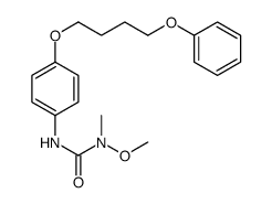 1-methoxy-1-methyl-3-[4-(4-phenoxybutoxy)phenyl]urea Structure