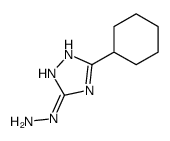 (5-cyclohexyl-1H-1,2,4-triazol-3-yl)hydrazine Structure