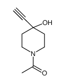 1-(4-ethynyl-4-hydroxypiperidin-1-yl)ethanone Structure