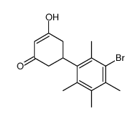 5-(3-bromo-2,4,5,6-tetramethylphenyl)-3-hydroxycyclohex-2-en-1-one Structure