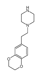 Piperazine,1-[2-(2,3-dihydro-1,4-benzodioxin-6-yl)ethyl]- structure
