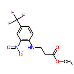 METHYL 3-[2-NITRO-4-(TRIFLUOROMETHYL)ANILINO]PROPANOATE structure