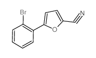 5-(2-bromophenyl)furan-2-carbonitrile结构式