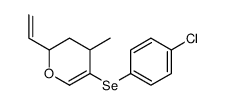 5-(4-chlorophenyl)selanyl-2-ethenyl-4-methyl-3,4-dihydro-2H-pyran Structure