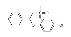 1-chloro-4-(2-methylsulfonyl-1-phenylethoxy)benzene结构式