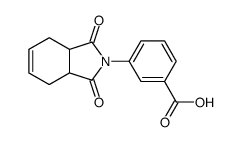 3-(1,3-dioxo-3a,4,7,7a-tetrahydroisoindol-2-yl)benzoic acid Structure