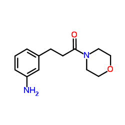 3-(3-Aminophenyl)-1-(4-morpholinyl)-1-propanone结构式