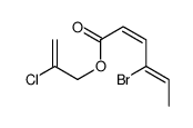 2-chloroprop-2-enyl 4-bromohexa-2,4-dienoate Structure
