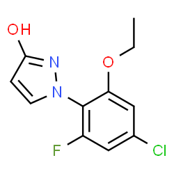 1-(4-CHLORO-6-ETHOXY-2-FLUOROPHENYL)-3-HYDROXY-1H-PYRAZOLE picture
