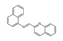 N-naphthalen-1-yl-1-quinolin-2-ylmethanimine Structure