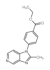 ethyl 4-(2-methylimidazo[4,5-c]pyridin-1-yl)benzoate Structure