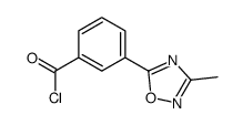 3-(3-Methyl-1,2,4-oxadiazol-5-yl)benzoyl chloride Structure