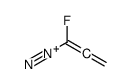 1-fluoropropa-1,2-diene-1-diazonium结构式