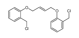 1-(chloromethyl)-2-[4-[2-(chloromethyl)phenoxy]but-2-enoxy]benzene结构式