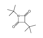 1,3-ditert-butylazetidine-2,4-dione结构式