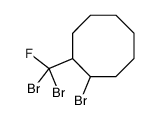 1-bromo-2-[dibromo(fluoro)methyl]cyclooctane Structure