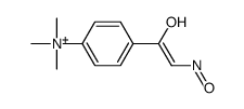 [4-(2-hydroxyiminoacetyl)phenyl]-trimethylazanium Structure