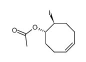 trans-8-iodo-cyclooct-4-en-1-yl acetate Structure
