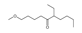 6-ethyl-1-methoxydecan-5-one结构式