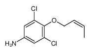 4-but-2-enoxy-3,5-dichloroaniline Structure