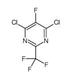 4,6-Dichloro-5-fluoro-2-(trifluoromethyl)pyrimidine结构式