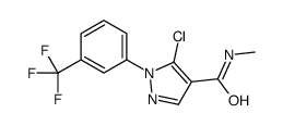 5-chloro-N-methyl-1-[3-(trifluoromethyl)phenyl]pyrazole-4-carboxamide Structure
