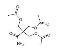 3-acetoxy-2,2-bis-acetoxymethyl-propionic acid amide结构式