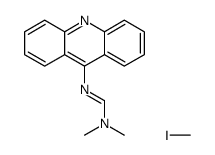 N'-acridin-9-yl-N,N-dimethylmethanimidamide,iodomethane Structure