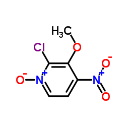2-Chloro-3-methoxy-4-nitropyridine 1-oxide Structure