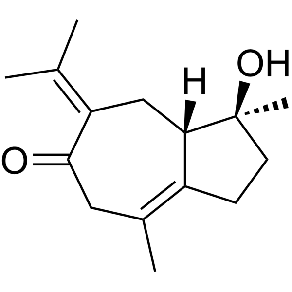 (1S)-7-Isopropylidene-1,2,3,5,6,7,8,8aβ-octahydro-1β-hydroxy-1,4-dimethylazulen-6-one picture