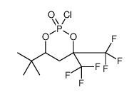 6-tert-butyl-2-chloro-4,4-bis(trifluoromethyl)-1,3,2λ5-dioxaphosphinane 2-oxide Structure