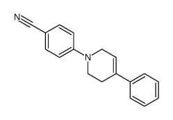 4-(4-phenyl-3,6-dihydro-2H-pyridin-1-yl)benzonitrile Structure