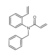 N-benzyl-N-(2-vinylphenyl)acrylamide结构式