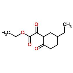 Ethyl (5-ethyl-2-oxocyclohexyl)(oxo)acetate Structure
