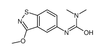 3-(3-methoxy-1,2-benzothiazol-5-yl)-1,1-dimethylurea结构式