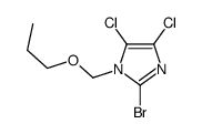 2-bromo-4,5-dichloro-1-(propoxymethyl)imidazole Structure
