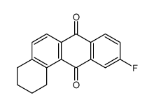 10-fluoro-1,2,3,4-tetrahydrobenzo[a]anthracene-7,12-dione结构式