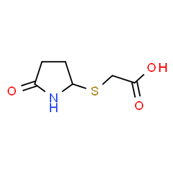 2-[(5-OXO-2-PYRROLIDINYL)SULFANYL]ACETIC ACID structure