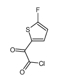 2-Thiopheneacetyl chloride, 5-fluoro-alpha-oxo- (9CI)结构式