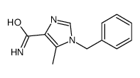1-benzyl-5-methylimidazole-4-carboxamide结构式