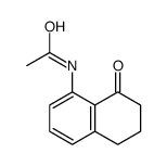 N-(8-oxo-5,6,7,8-tetrahydronaphthalen-1-yl)acetamide Structure