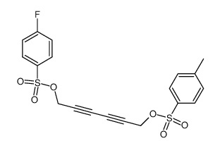 6-(p-toluene sulfonyl oxy)-2,4-hexadiynylene-p-fluorobenzenesulfonate Structure