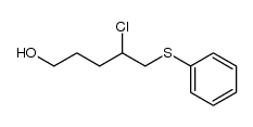 4-chloro-5-phenylthiopentanol结构式
